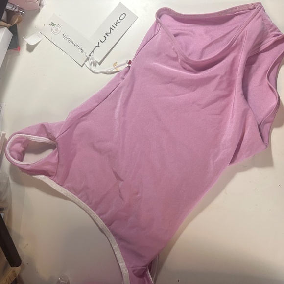 Yumiko Leotard - Wendy - Velvet trim - size small - S - Picture 2 of 4